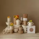 Mushie uzsonnás doboz - Púderrózsaszín