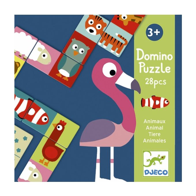 Djeco Domino - Testes puzzle - Animo-puzzle