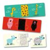 Djeco Párosító puzzle - Állati mintázatok - Trio Naked animals