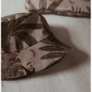 Makaszka Midnight roses mintás pamut halászsapka kislányoknak 46 cm-es méretben