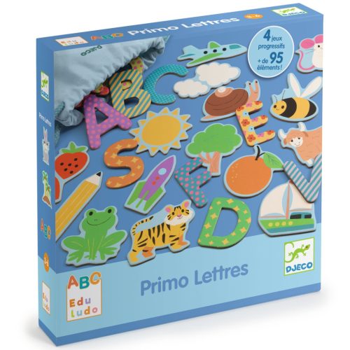 Djeco Fejlesztő játék - Csak Francia nyelvre - Eduludo - Lettres