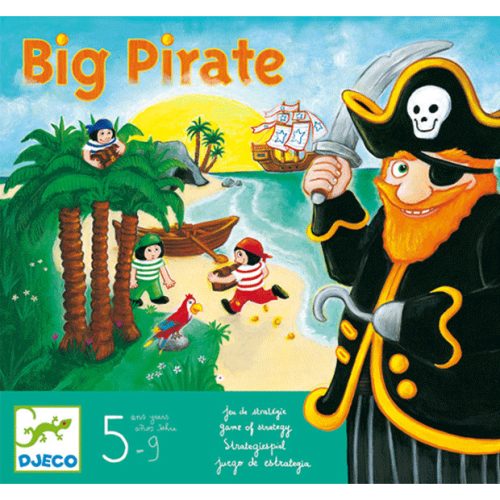 DJECO Társasjáték - Nagy kalóz - Big pirate