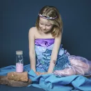 Petit Boum Sound bottle Mermaid szenzoros palack rózsaszín kristályokkal és sellőuszony figurával.