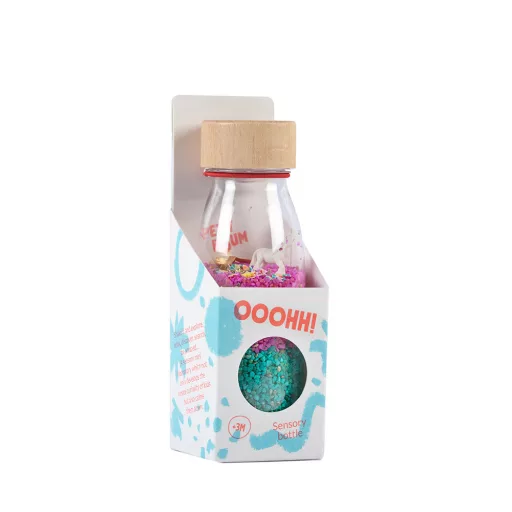 Petit Boum szenzoros játék - Sound bottle - Unicorn