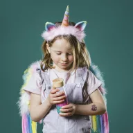 Petit Boum szenzoros játék - Sound bottle - Unicorn