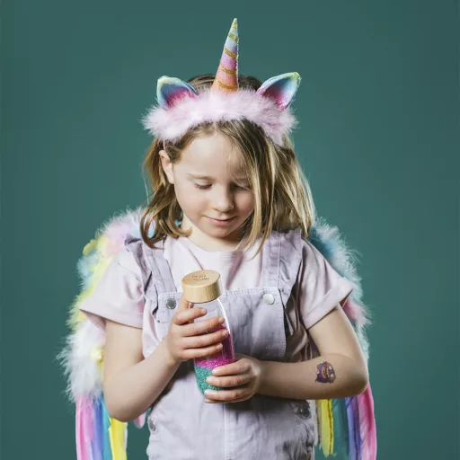 Petit Boum szenzoros játék - Sound bottle - Unicorn