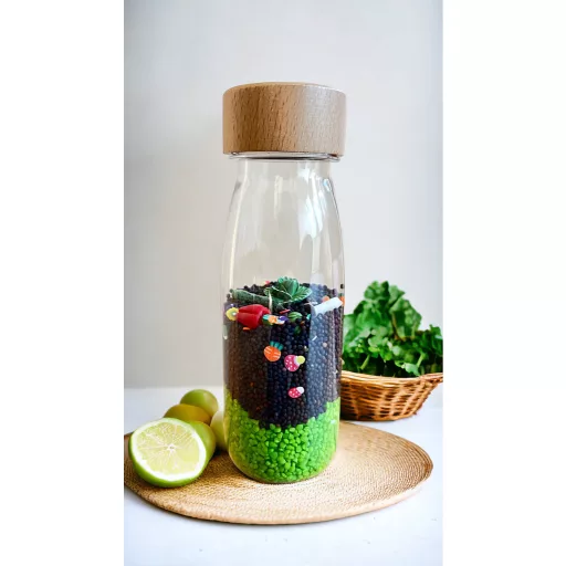 Petit Boum szenzoros játék - Learn bottle - Veggies