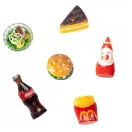 Petit Boum MacBoum Learn bottle szenzoros palack hamburger témával