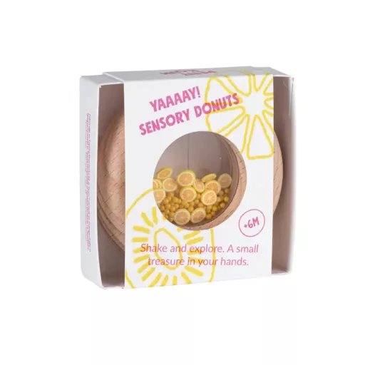 Petit Boum szenzoros játék - Sensory Donut - Lemons