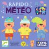 DJECO Társasjáték - Öltözz Teó! - Rapido Meteo