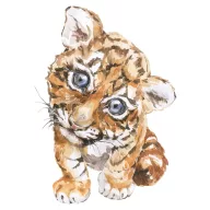 A4-es poszter - Festett tigris