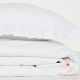 Pastell ágynemű huzat - Hófehér fodros 90x120 cm - utolsó darab