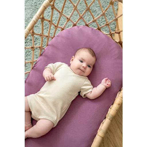 Deluxe organikus pamut lepedő - Szürke 70x140-es