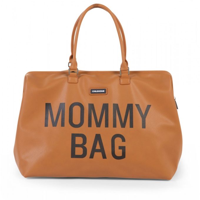 Mommy Bag - Leatherlook bruin