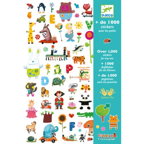 Djeco Matricák - 1000 matrica - 1000 stickers for little ones