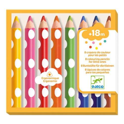 Djeco 8 colouring pencils for little ones