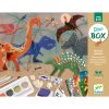 Djeco Kreatív műhely - 6 technika 1 dobozban - Dinoszauruszok világa - Dino Box