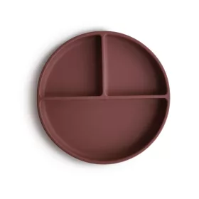 Mushie csúszásmentes lapostányér - mackó