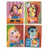 Djeco Művészeti műhely - Kubus fejek - Inspired by Pablo Picasso - Square Heads