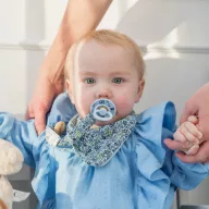 BIBS liberty cumilánc - Eloise krémfehér