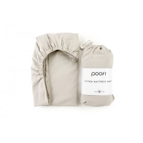 Poofi organikus pamut lepedő - Latte 60x120-as