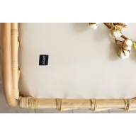Poofi organikus pamut lepedő - Latte 60x120-as