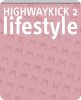 Scoot&Ride HIGHWAYKICK 2 Lifestyle Rose Fényvisszaverős  LED  Roller