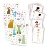 Djeco Papírbaba öltöztető - Nagyidők viseletei - Dresses through the seasons