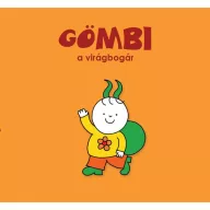 Gömbi, a virágbogár Bartos Erika keménylapos lapozó könyv narancssárga borítója