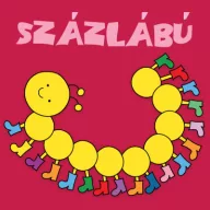 Bartos Erika Százlábú 18 oldalas kartonlapozó könyv borítója