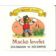 Mackó levelei Tölgyerdő meséi keménylapos lapozó borítója Mackóval