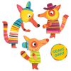 Djeco Művészeti műhely, festés - A róka család, bábok - The fox family