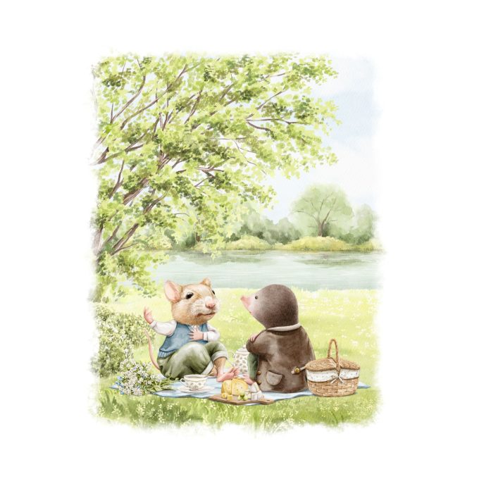A4-es tavaszi poszter - Egérke piknik