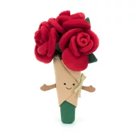Jellycat plüss - Mosolygós rózsa csokor