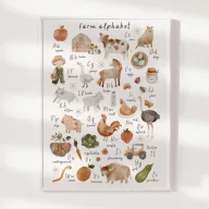 A4 poszter - Farm alphabet