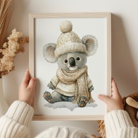 A4-es téli poszter - Koala