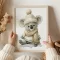 A4-es téli poszter - Koala