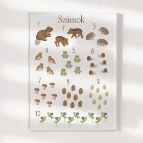 A4 poszter - Erdőlakók 13