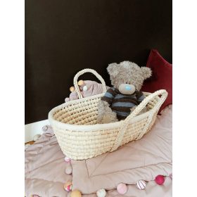 Fonott mózeskosár matraccal