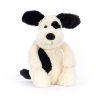 Jellycat plüss - Bashful fekete-krém kiskutya