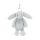 Jellycat plüss - Bashful ezüst nyuszi kulcstartó