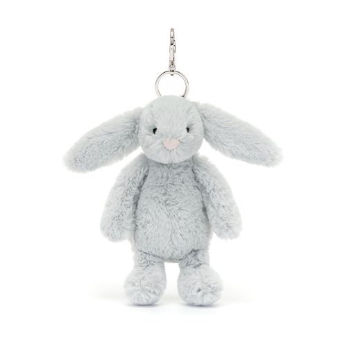 Jellycat plüss - Bashful ezüst nyuszi kulcstartó