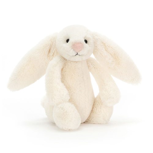 Jellycat plüss - Karácsonyi bashful nyuszi - Krémfehér