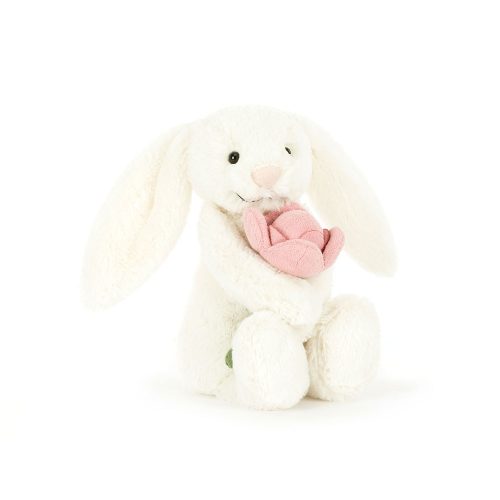 Jellycat plüss - Szégyenlős bazsarózsás nyuszi