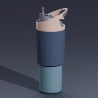 Asobu Cosmic hőtartó kulacs 1000 ml - Pastel blue