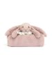Jellycat babatakaró - Bashful Luxe Rosa Bunny