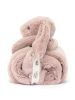 Jellycat babatakaró - Bashful Luxe Rosa Bunny