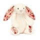 Jellycat plüss - Bashful Berry nyuszi - Krém