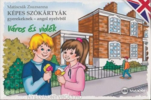 Képes szókártyák gyerekeknek angol nyelvből - Város és vidék