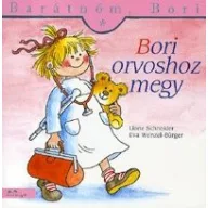 Barátnőm, Bori: Bori orvoshoz megy 24 oldalas irkafűzött mesekönyv borítója